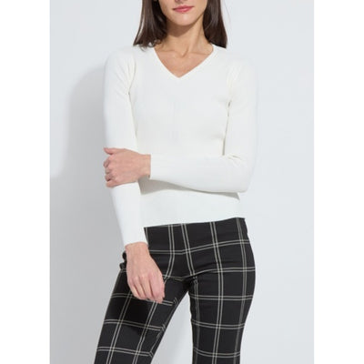 Lysse - Womens Adette V-Neck Ribbed Longsleeve