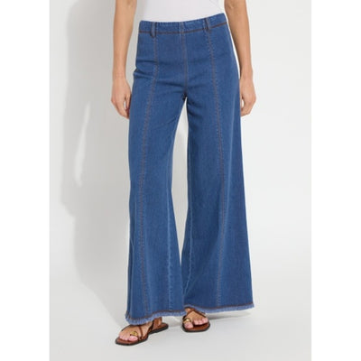 Lysse - Womens Irabella Fringed Wide Leg Denim