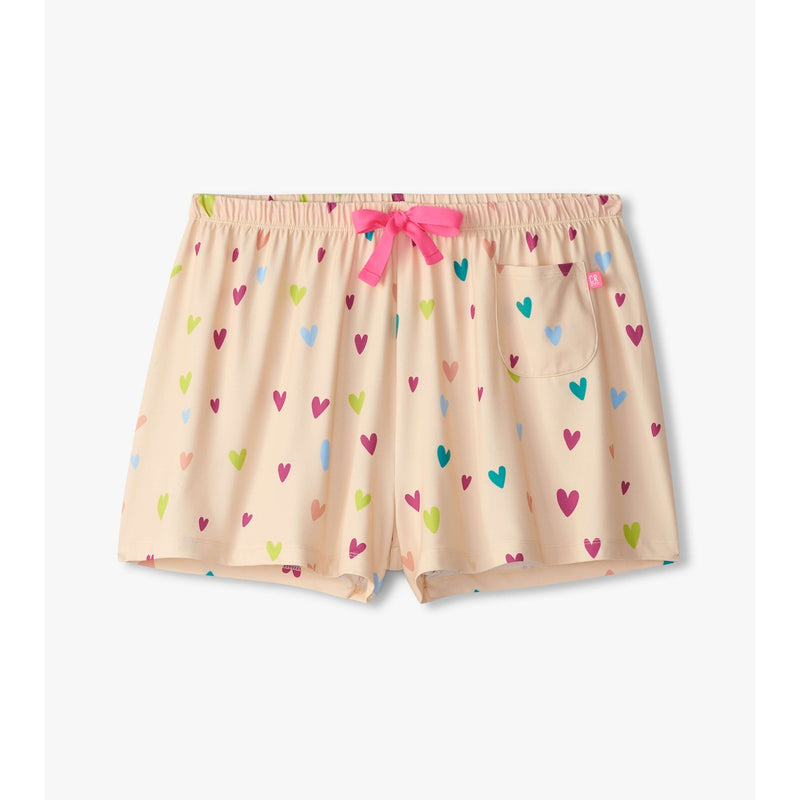 Little Blue House - Unisex Jelly Bean Hearts Pj Shorts in a Bag