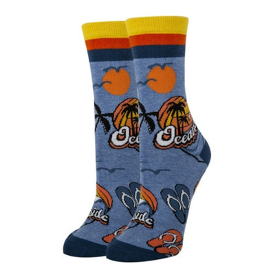 Oooh Yeah - Womens Oceanside-Womens Crew Sock