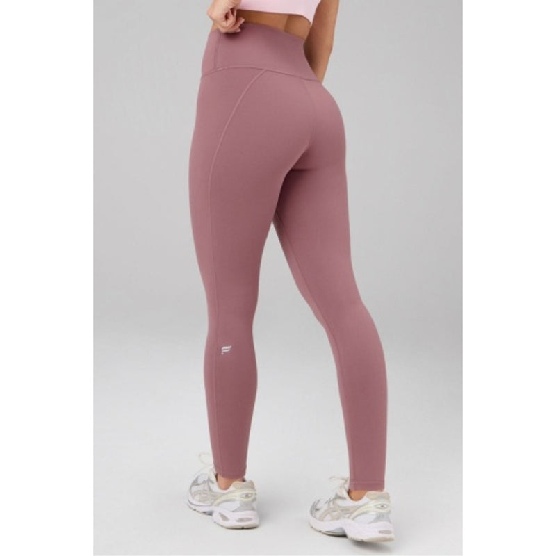 Fabletics - Womens Define High-Waisted Legging - Mushroom Mauve