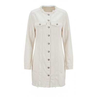 Liverpool Los Angeles - Womens Collarless Trucker Dress