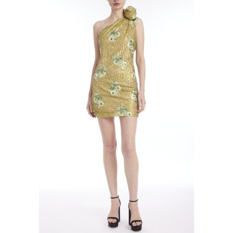 Badgley Mischka - Womens 1 Shldr with Rosette