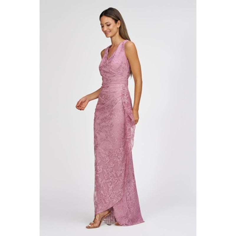 JS Collections - Womens Blakely Cascade Gown