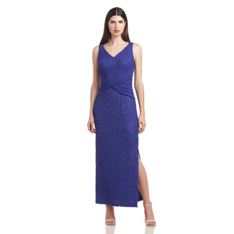 JS Collections - Womens Heather Column Gown