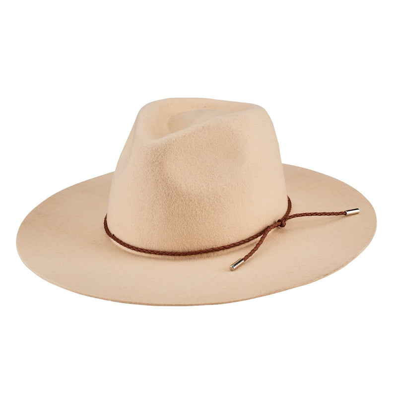 San Diego Hat Company - Wfh8047-Womens Floppy Fedora with Braided Trim