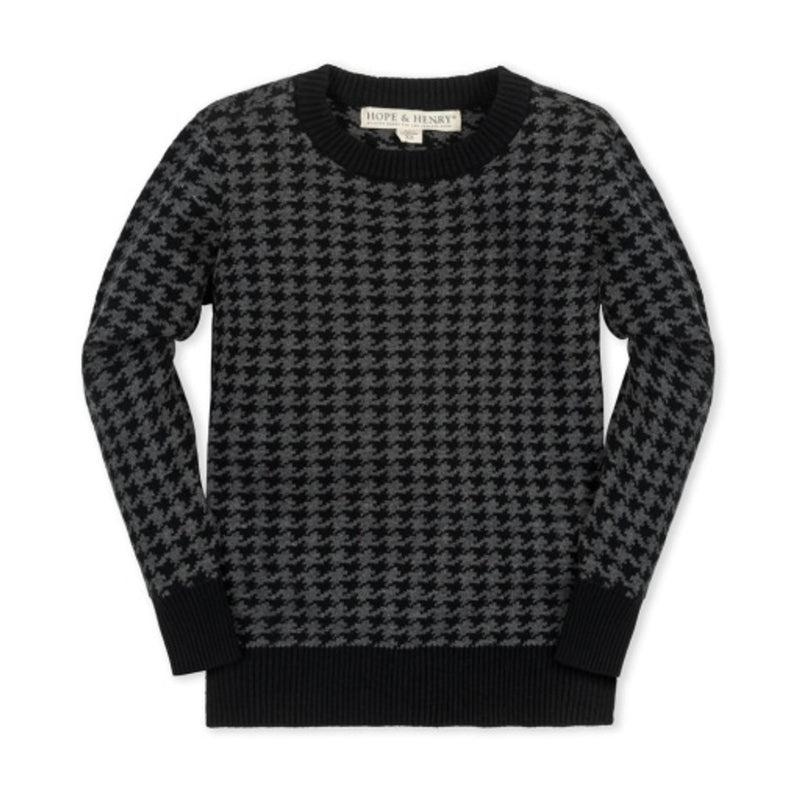 Hope & Henry - Boys Organic Intarsia Crew Neck Sweater