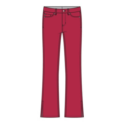 Liverpool Los Angeles - Womens Hannah Cropped Flare with Slit Hem 23.5" Ins