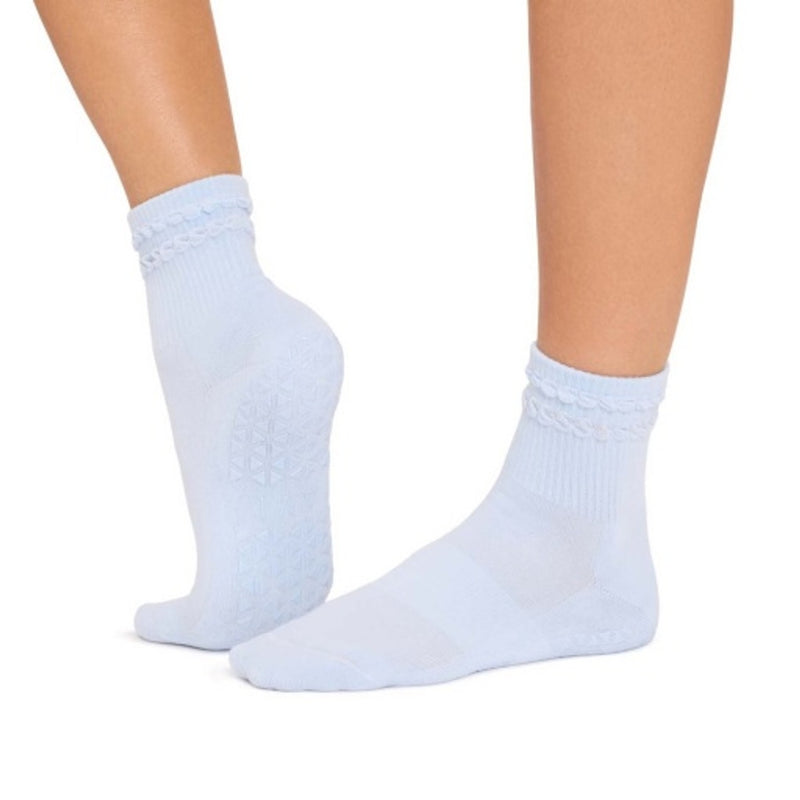 Thirty Three Threads - Unisex Grip Aria Double Cable Stripe Skyward