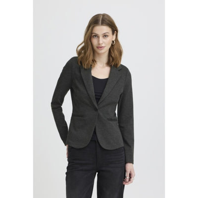 DK Company - Womens Ihkate Bl - Dark Grey Melange