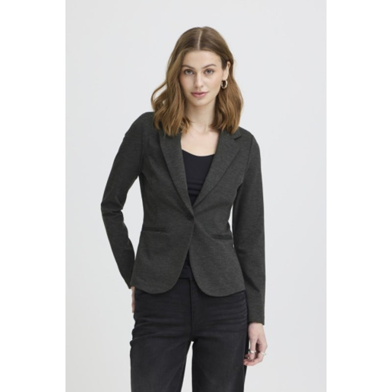 DK Company - Womens Ihkate Bl - Dark Grey Melange