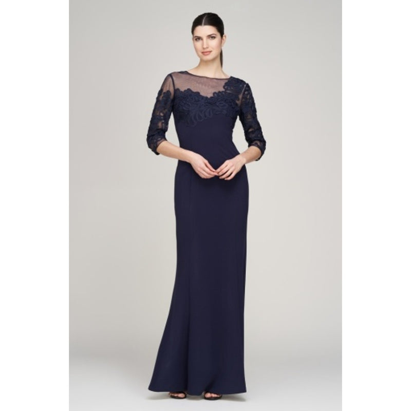 JS Collections - Womens Leilani Soutache Gown