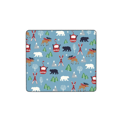 Little Blue House - Unisex Vintage Ski Fleece Blanket