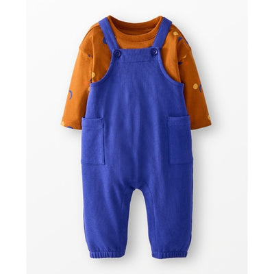 Hanna Andersson - Baby Long Sleeve T-Shirt & French Terry Overalls Set