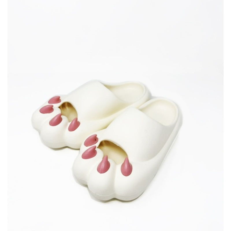 Oooh Yeah - Unisex Ivory Claws-Silly Slides-Unisex