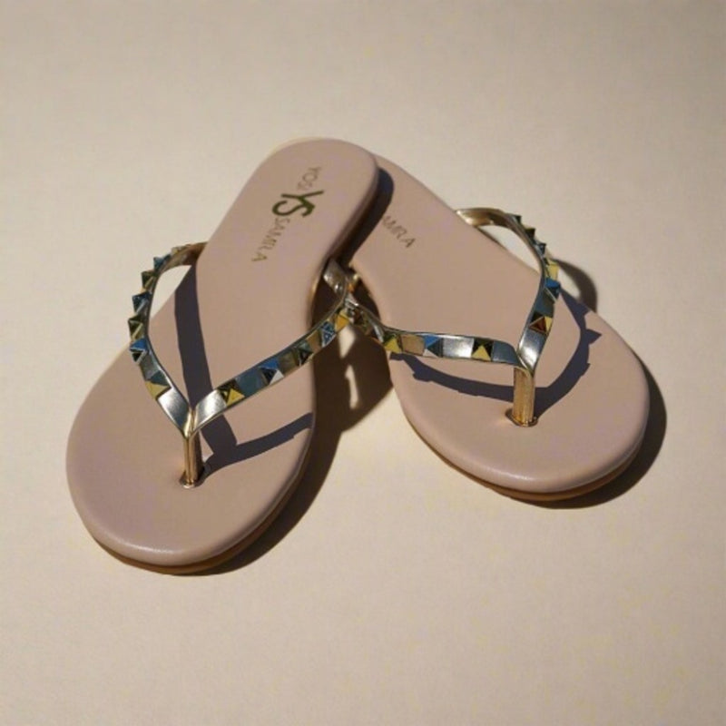 Yosi Samra - Womens Rivington Stud Flip Flop