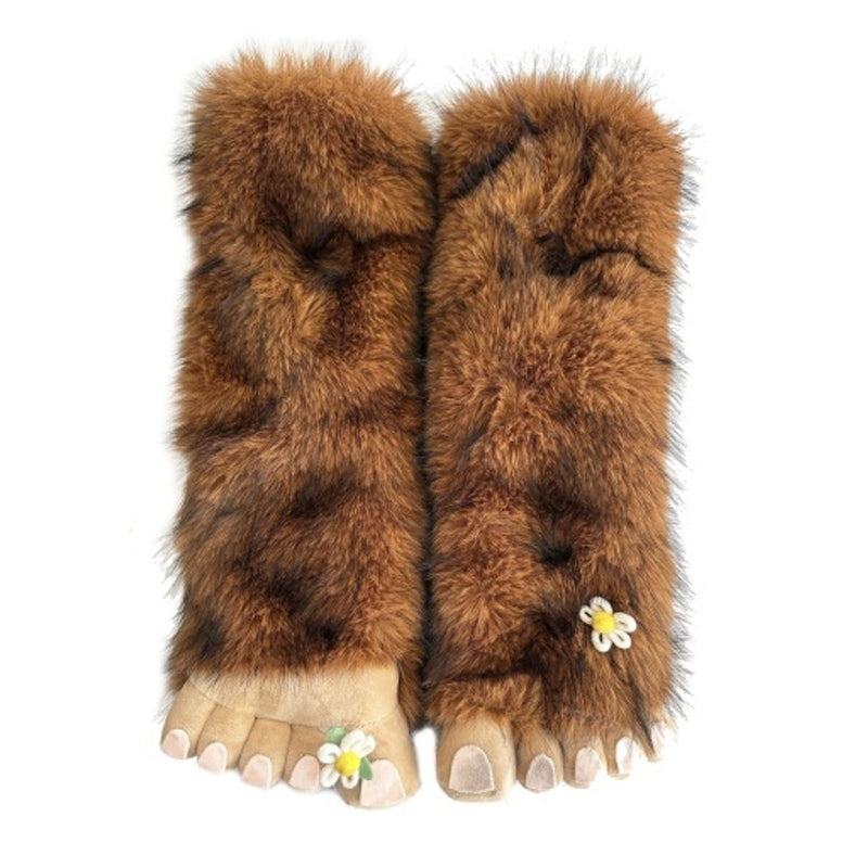 Oooh Yeah - Kids Big Foot Stomp Fuzzy Kids' Slipper Socks