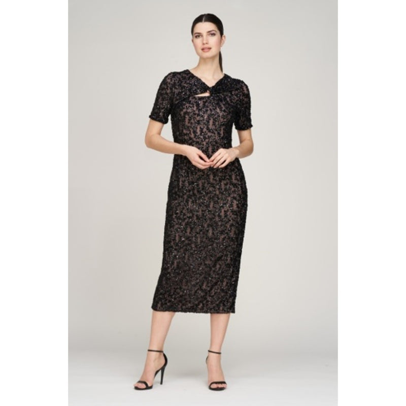 JS Collections - Womens Farrah Tea Length Dress