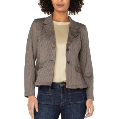 Liverpool Los Angeles - Womens Peplum Blazer
