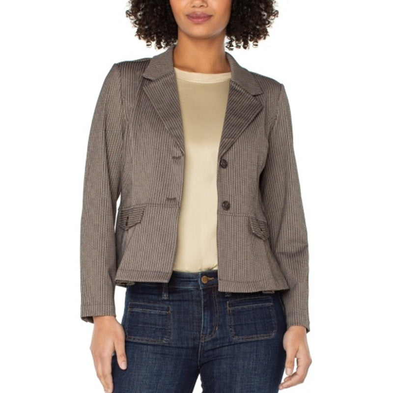 Liverpool Los Angeles - Womens Peplum Blazer