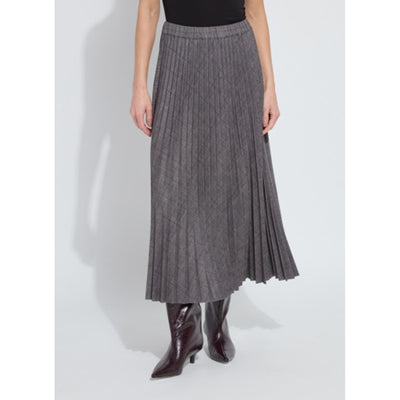 Lysse - Womens Pierra Ponte Pleated Midi Skirt