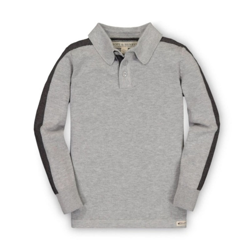 Hope & Henry - Boys Long Sleeve Organic Sweater Polo