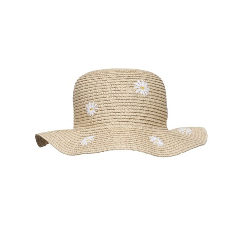 Snapper Rock - Girls Daisy Embroidered Hat