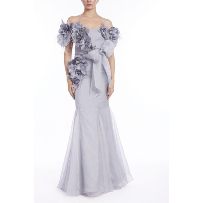 Badgley Mischka - Womens Petal Applq Mermaid