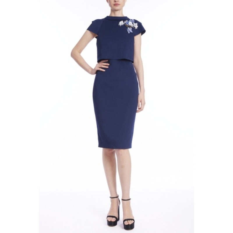 Badgley Mischka - Womens Cap Slv Popover