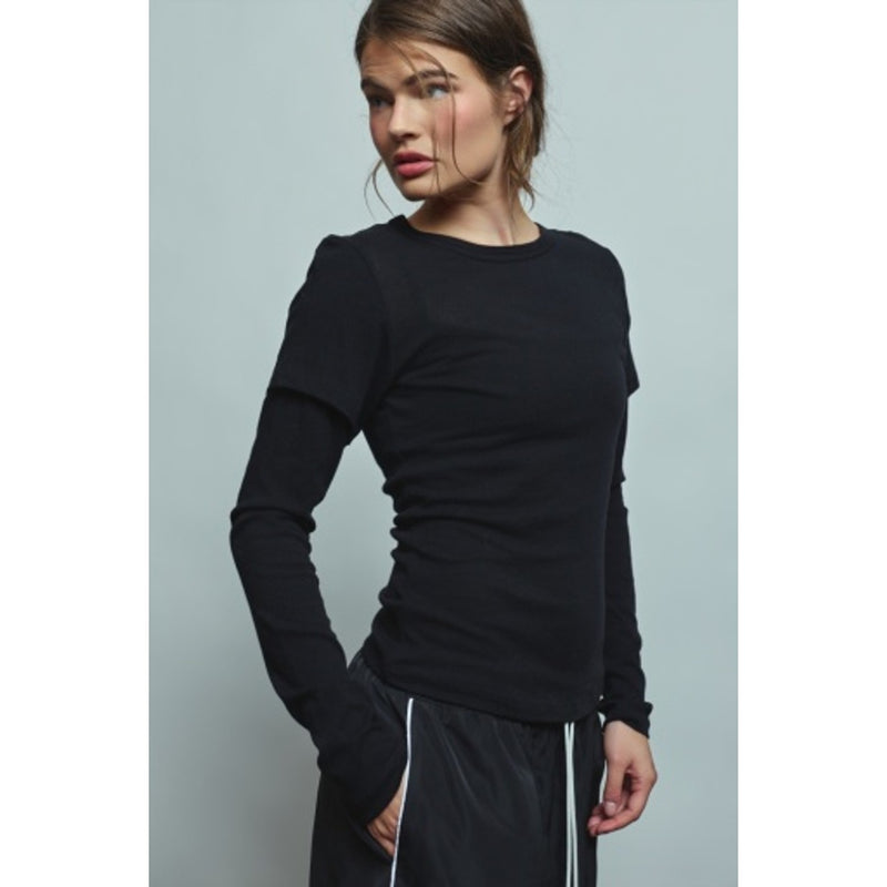 Year of Ours - Womens Layered Long Sleeve