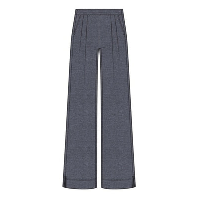 Liverpool Los Angeles - Womens Pull on Pleated Wide Leg 28" Ins