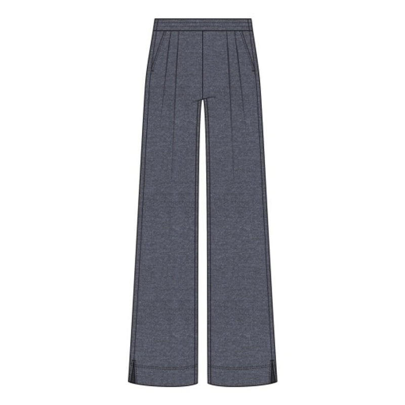 Liverpool Los Angeles - Womens Pull on Pleated Wide Leg 28" Ins