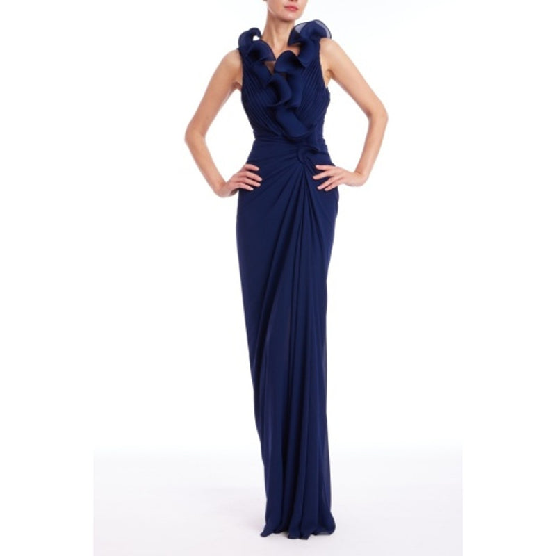 Badgley Mischka - Womens V Nk Octo Rffl