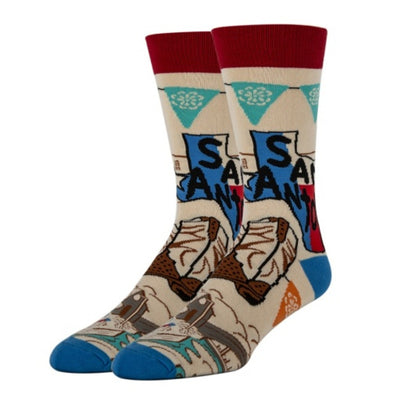 Oooh Yeah - Mens Crew Socks-San Antonio