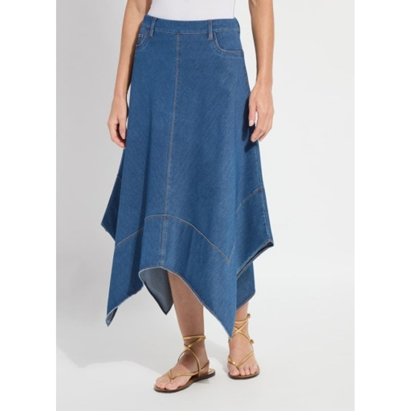 Lysse - Womens Lucille Handkerchief Denim Skirt