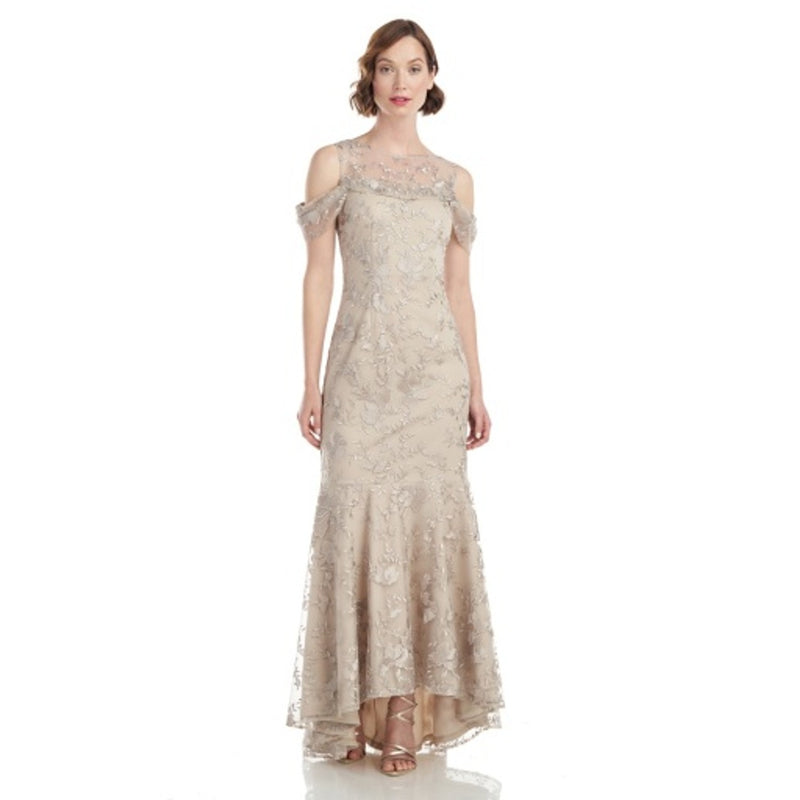 JS Collections - Womens Hilda High Low Gown