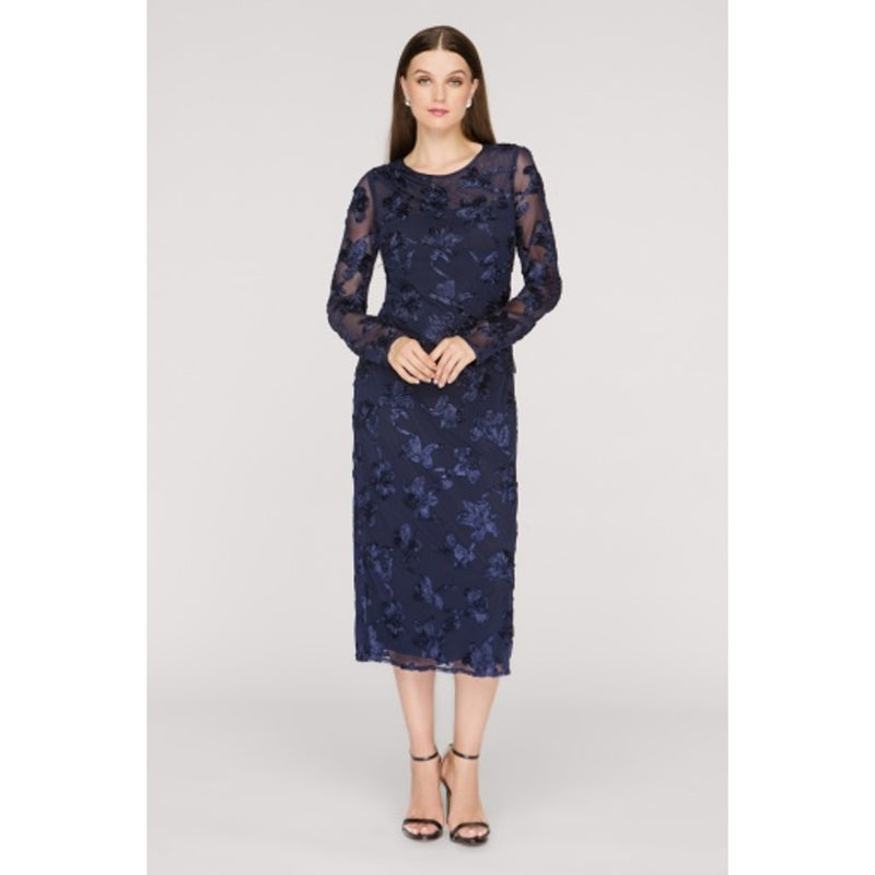 JS Collections - Womens Kori Long Sleeve Cocktail