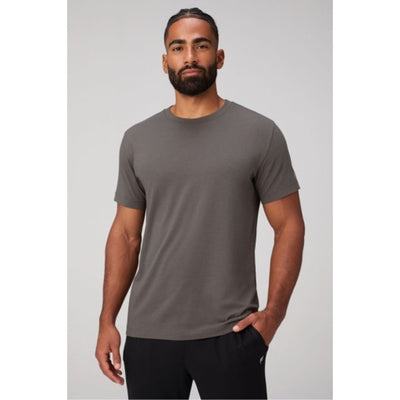 Fabletics - Mens the 24-7 Tee - Taupe Slate