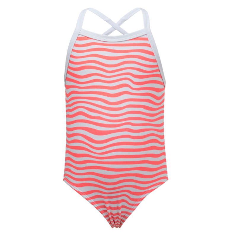 Snapper Rock - Girls Orange Crush X Back Tie Swimsu