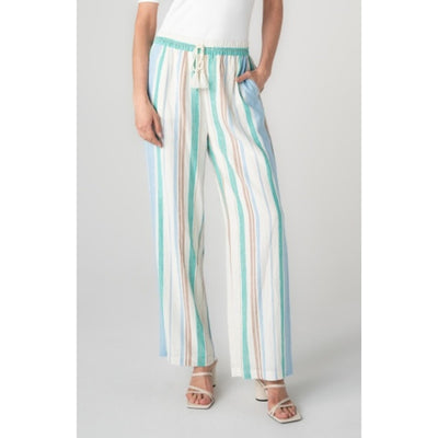 Liverpool Los Angeles - Womens Pull on Drawstring Wb Wide Leg