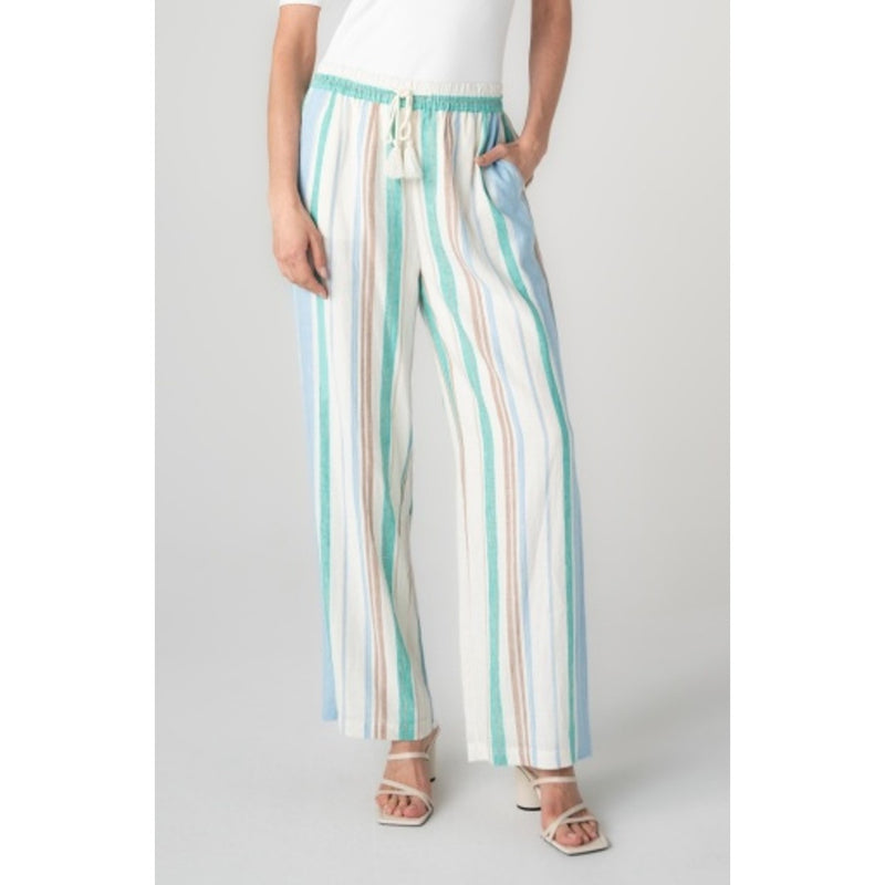 Liverpool Los Angeles - Womens Pull on Drawstring Wb Wide Leg