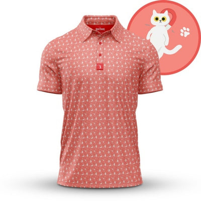 Bogey Bros - Mens "Kitty" Magnet Polo - "Kitty" Magnet