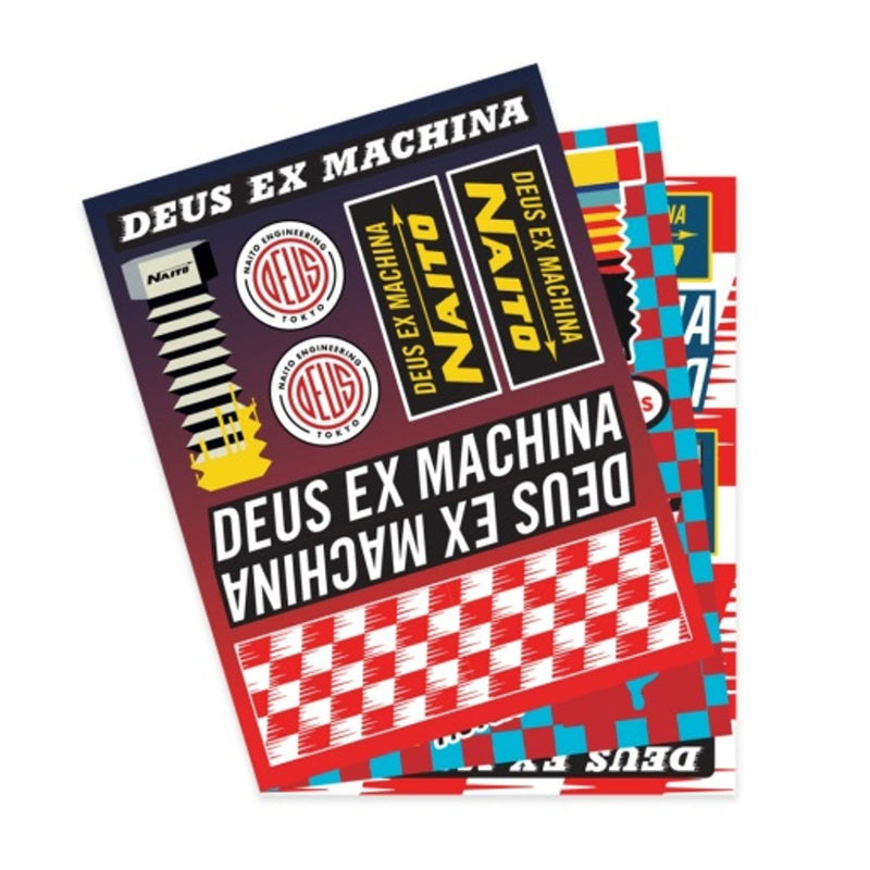 Deus Ex Machina - Mens Naito Sticker Sheets