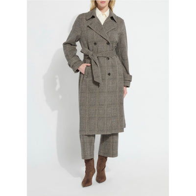 Lysse - Womens Marla Brushed Ponte Belted Trench Coat