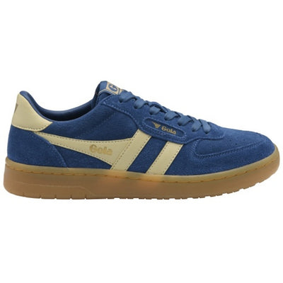 Gola - Womens Hawk Suede '86 Sneakers - Marine Blue/Buttermilk/Gum