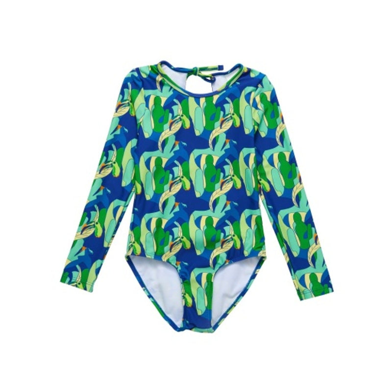Snapper Rock - Girls Toucan Jungle Sustainable Keyhole Surf Suit