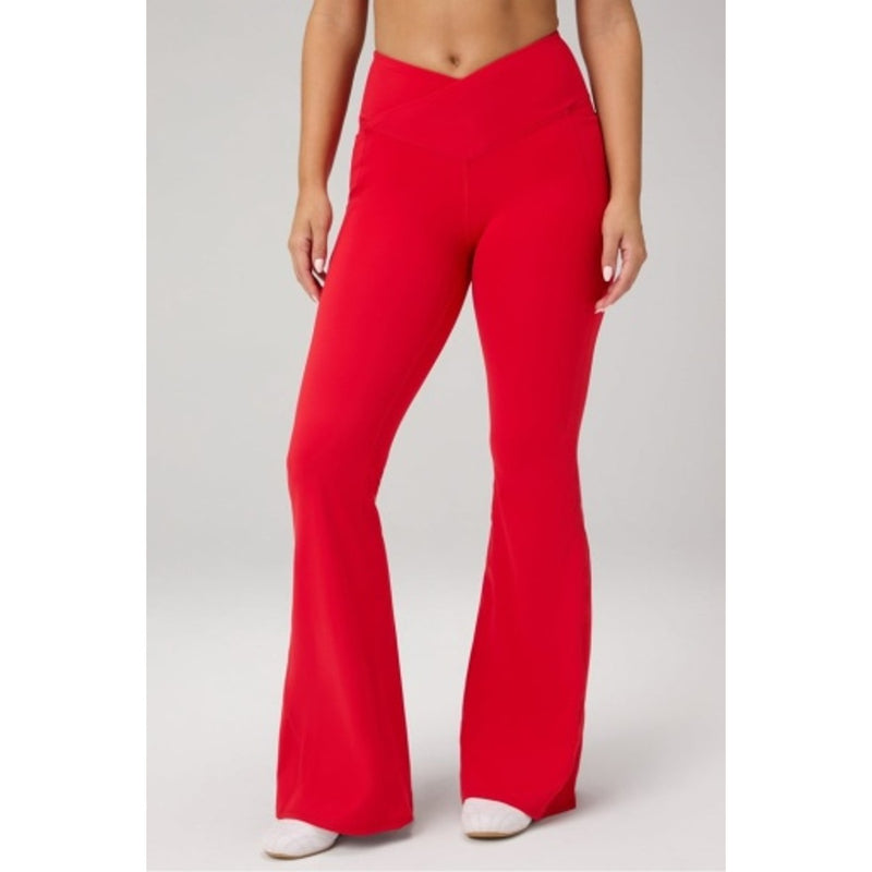 Fabletics - Womens Oasis High-Waisted Crossover Flare