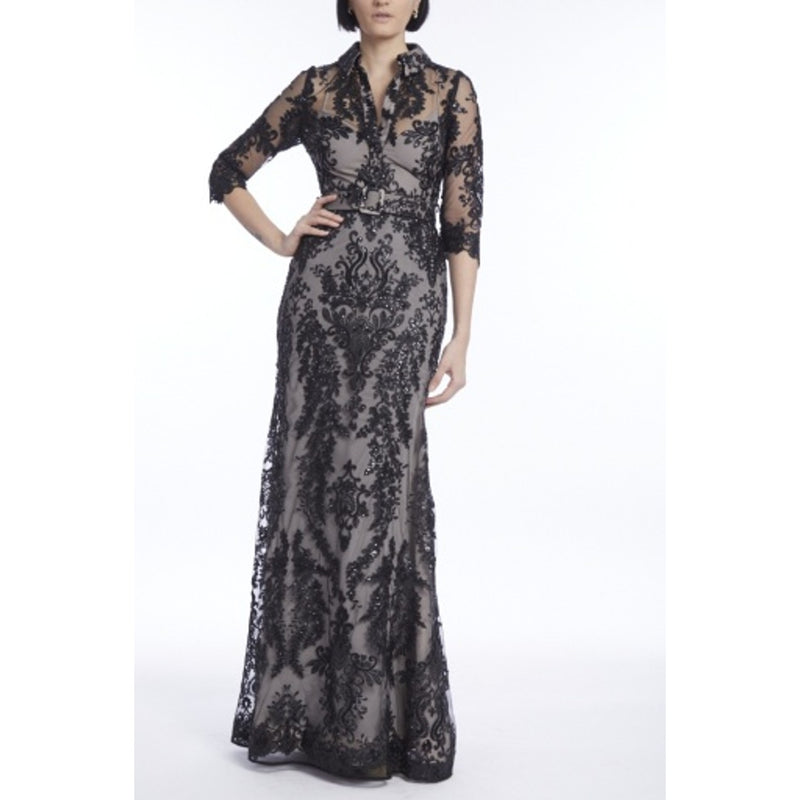 Badgley Mischka - Womens Lace Shirt Drs
