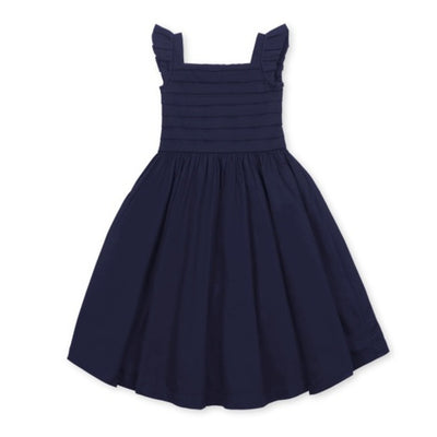 Hope & Henry - Girls Organic Pleated Sateen Party Dress