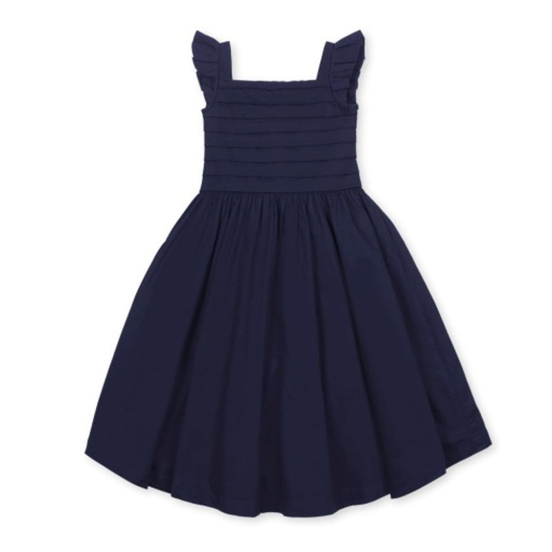 Hope & Henry - Girls Organic Pleated Sateen Party Dress